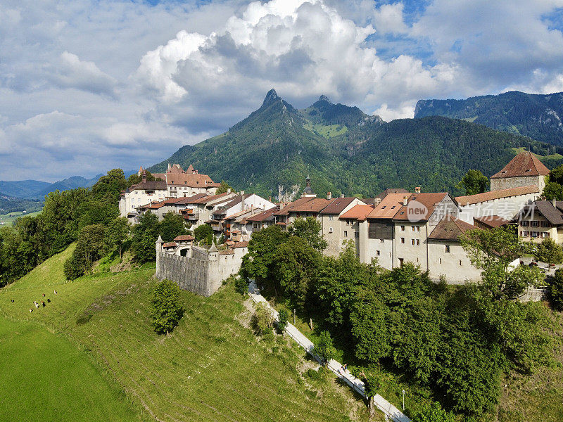 瑞士弗里堡州- Gruyères